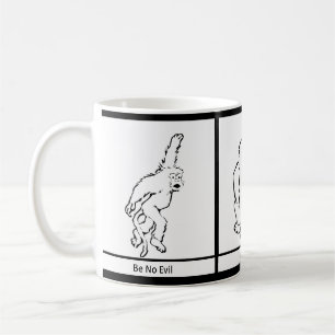 Drei sogar klügere Affen holen neue Klugheit Kaffeetasse