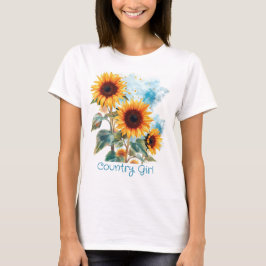 Drei Sonnenblumen T-Shirt