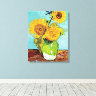 Drei Sonnenblumen Vincent Van Gogh Leinwanddruck