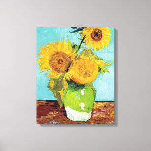 Drei Sonnenblumen   Vincent Van Gogh Leinwanddruck