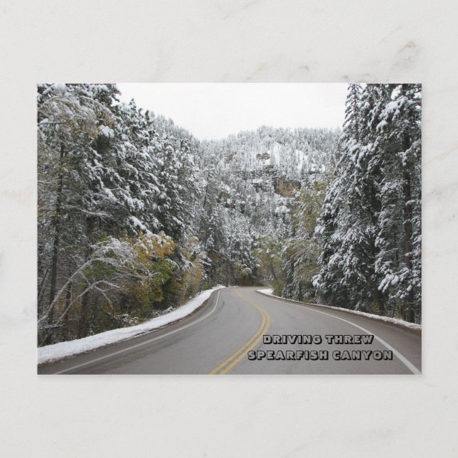 DREI SPEARFISH CANYON - Individuell Postkarte (Vorderseite)