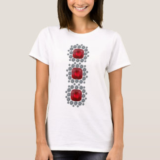 Drei Staplungsrubine T-Shirt