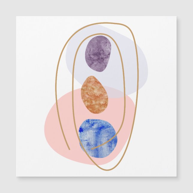 Drei Steine Magnetkarte (Vorderseite)