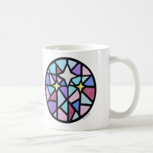 drei Sterne Kaffeetasse