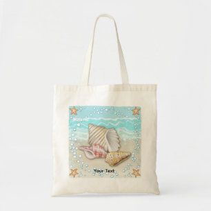 Drei Strandmuscheln Tragetasche