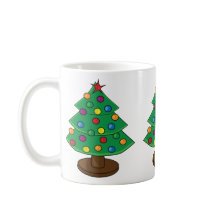 Drei Stufen Weihnachtsbaum