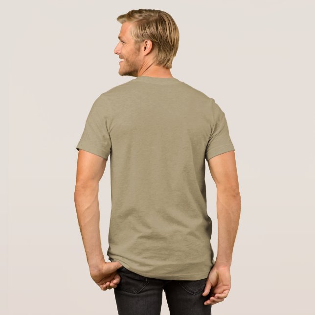 Drei süße kleine Tiger mit unterschiedlichem Fell. Tri-Blend Shirt (Rückseite voll)