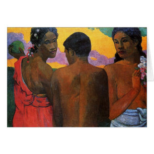 "Drei Tahitians" - Paul Gauguin