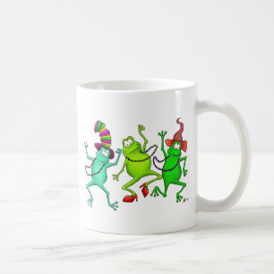 Drei tanzende Frösche Kaffeetasse