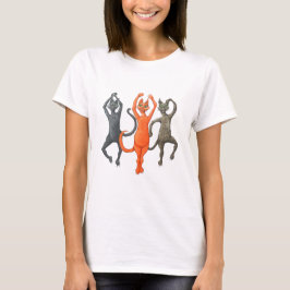 Drei tanzende Katzen T-Shirt