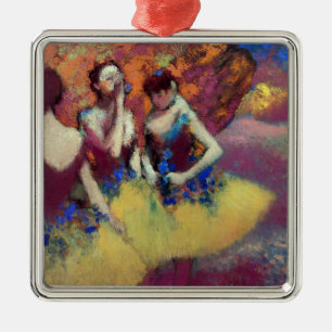 Drei Tänzer in Gelb Röcken von Degas Ornament Aus Metall