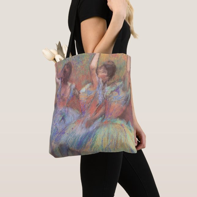 Drei Tänzer von Edgar Degas, Vintage Ballettkunst Tasche (Von Nahem)