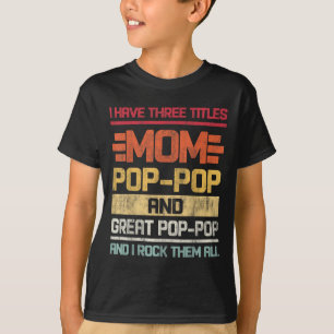 Drei Titeln Vater Grandad & Amp; Großes Grandad un T-Shirt