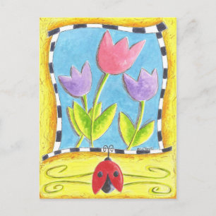 Drei Tulips Postkarte