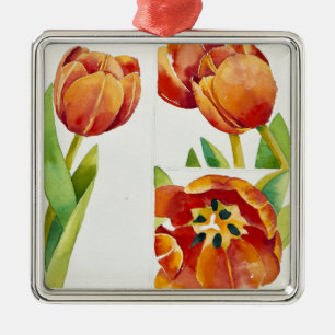 Drei Tulpestudien sicheren 2013 Ornament Aus Metall