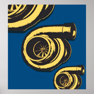 Drei Turbos Poster