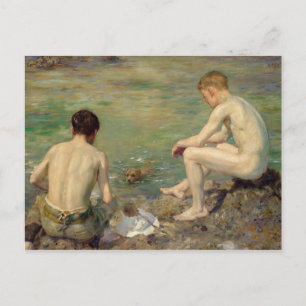 Drei Unternehmen Postkarte