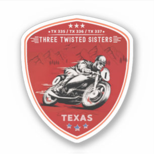 Drei verdrehte Schwestern , tx 335,tx 336,tx 337 S Aufkleber