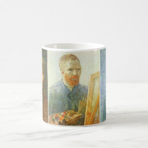 Drei verschiedene Selbstporträts von Vincent van G Kaffeetasse