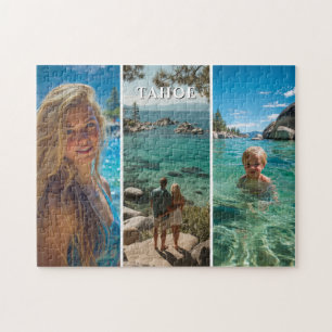 Drei vertikale Streifen Boho-Foto 11x14