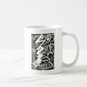 Drei Viertel Kaffeetasse