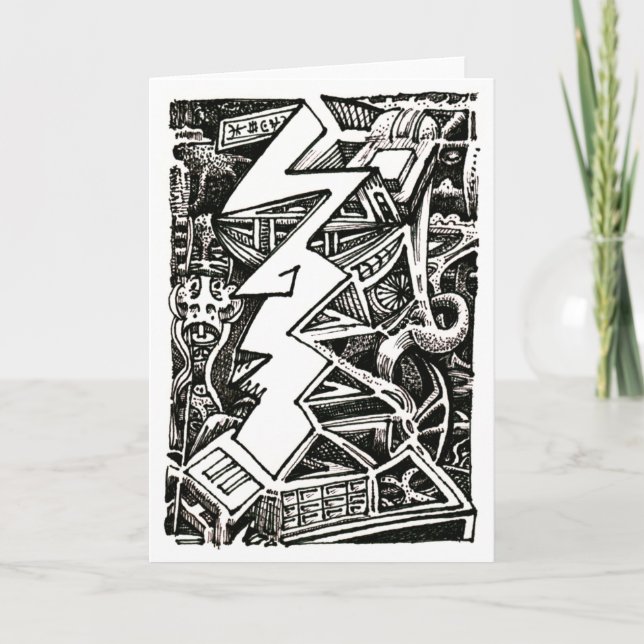 Drei Viertel Karte (Vorderseite)