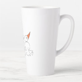 Drei Vögel auf dem Draht Milchtasse