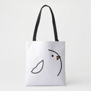 Drei Vögel auf dem Draht Tasche