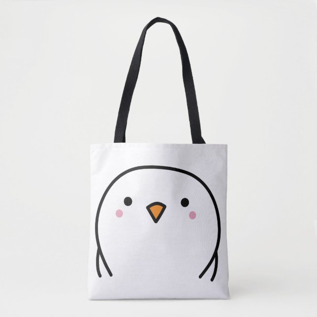 Drei Vögel auf dem Draht Tasche (Vorderseite)