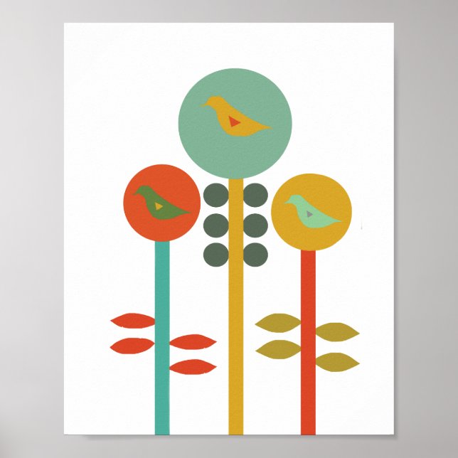 Drei Vögel, Reystik, Poster (Vorne)