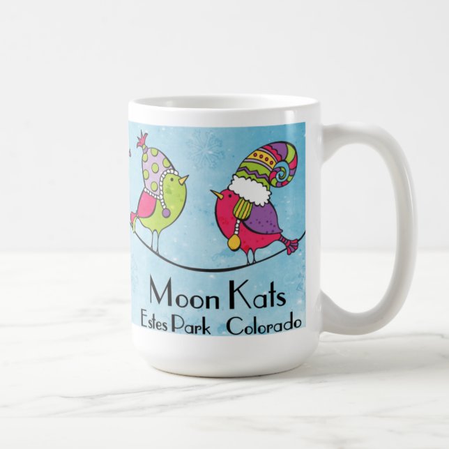 Drei Vogel-Tasse Kaffeetasse (Rechts)