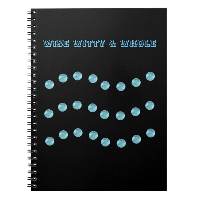 Drei Wavy Lines Notizblock (Vorderseite)