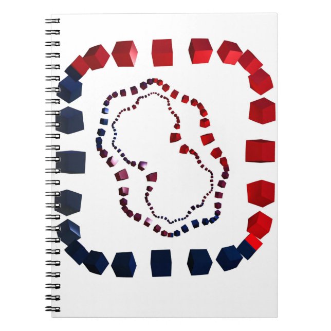 Drei-Wege-Spiral-Notebook Notizblock (Vorderseite)