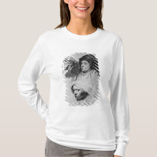Drei weibliche Köpfe mit einem schlafend, 1637 T-Shirt