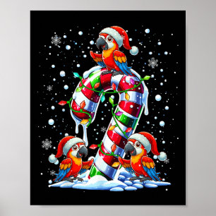 Drei Weihnachtsfeiern auf Candy Cane Weihnachtskid Poster