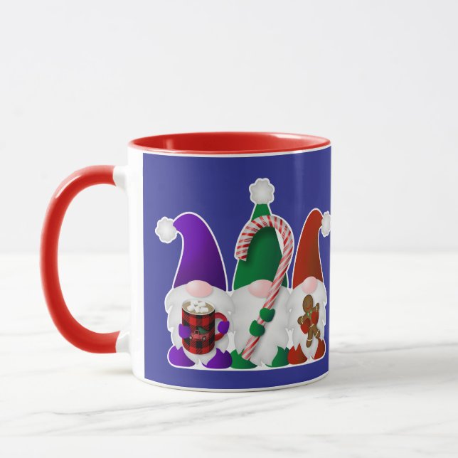 Drei Weihnachtsgnomes Tasse (Links)