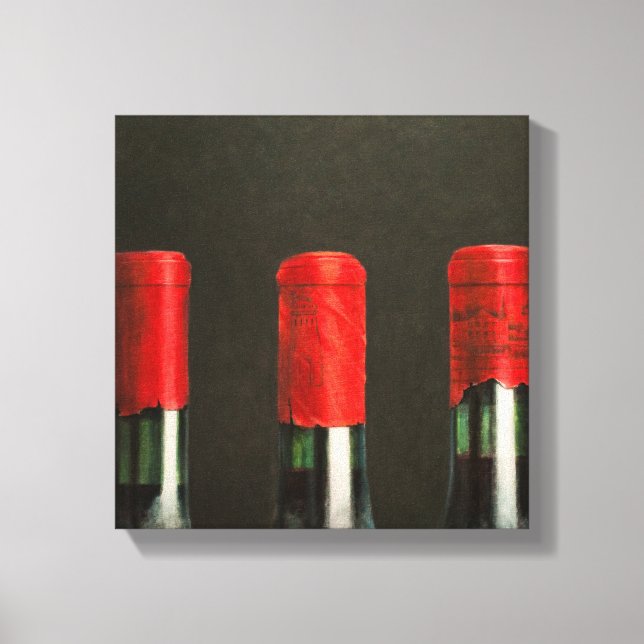 Drei Weine 2010 Leinwanddruck (Vorderseite)