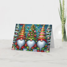 Drei weise Gnome Weihnachten