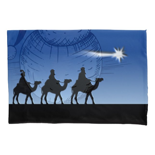 Drei weise Männer - Geschenk der Weisen Kissenbezug (Vorderseite)