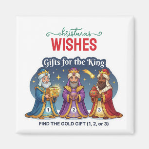 Drei Weise Männer Weihnachtsgeschenke Logik-Spiel Magnet