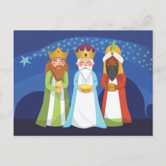 Drei Weisen Postkarte