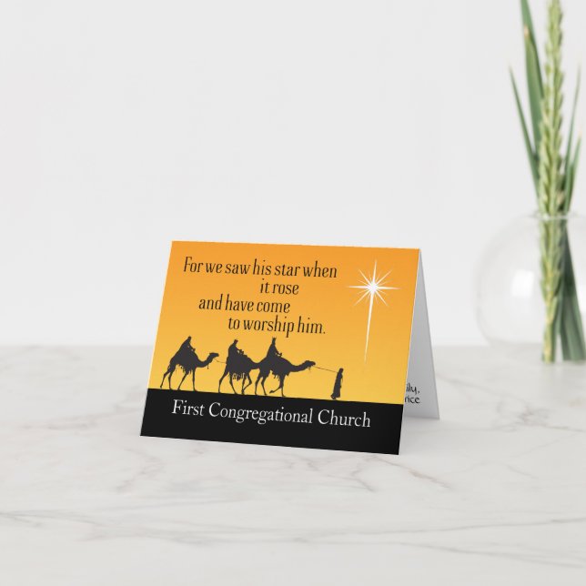 Drei Weisen Weihnachten völlig individuell anpassb (Vorderseite)