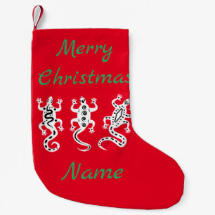 Drei weiße Lizens Thunder_Cove Südweststil Kleiner Weihnachtsstrumpf