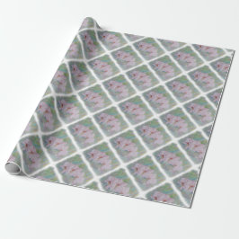 DREI WEISSE ORCHIDEN WRAPPING PAPIER GESCHENKPAPIER