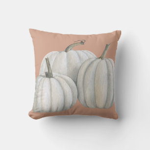 Drei weiße Pumpkins Kissen