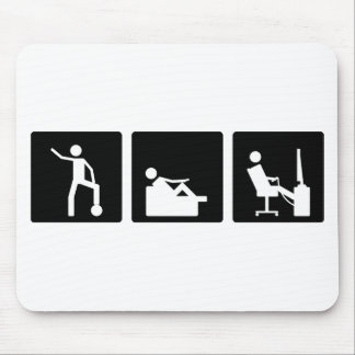 Drei wenig Pics - Männer 5 Mousepad