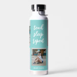 Drei Wörter Collage EDITABLE FARBFLasche Trinkflasche<br><div class="desc">Besuchen Sie unseren Shop unter www.berryberrysweet.com für stilvolle und moderne Schreibwaren und personalisierte Geschenke.</div>