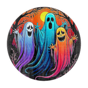 Drei wunderbare Halloween-Geisterdesign Schneidebrett