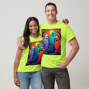 Drei wunderbare Halloween-Geisterdesign T-Shirt