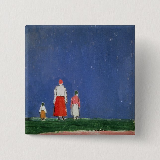 Drei Zahlen, 1913-28 Button (Vorderseite)